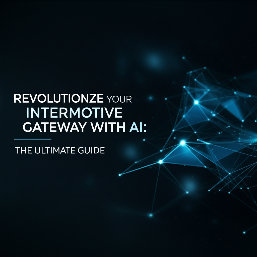 Revolutionize Your Intermotive Gateway with AI: The Ultimate Guide