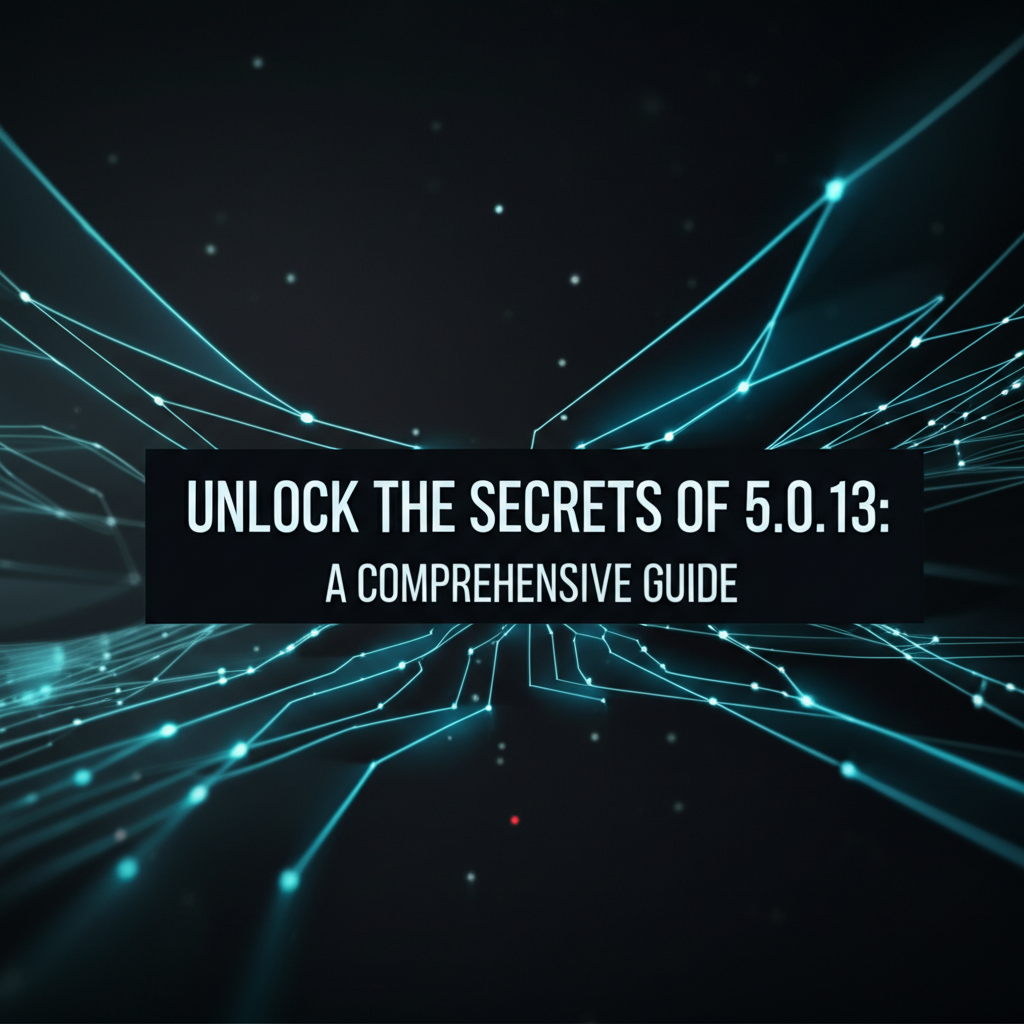 Unlock the Secrets of 5.0.13: A Comprehensive Guide