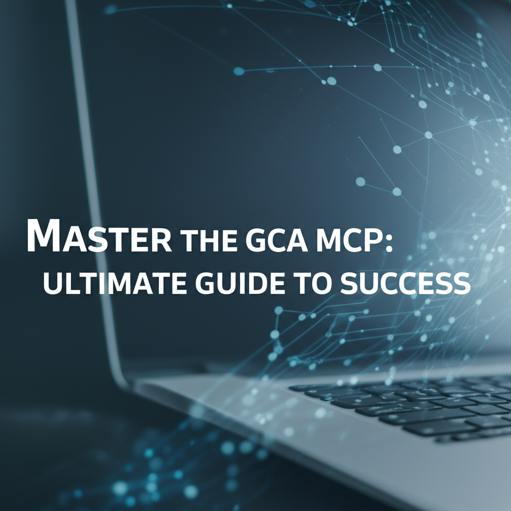 Master the GCA MCP: Ultimate Guide to Success