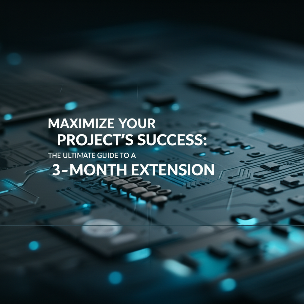 Maximize Your Project's Success: The Ultimate Guide to a 3-Month Extension