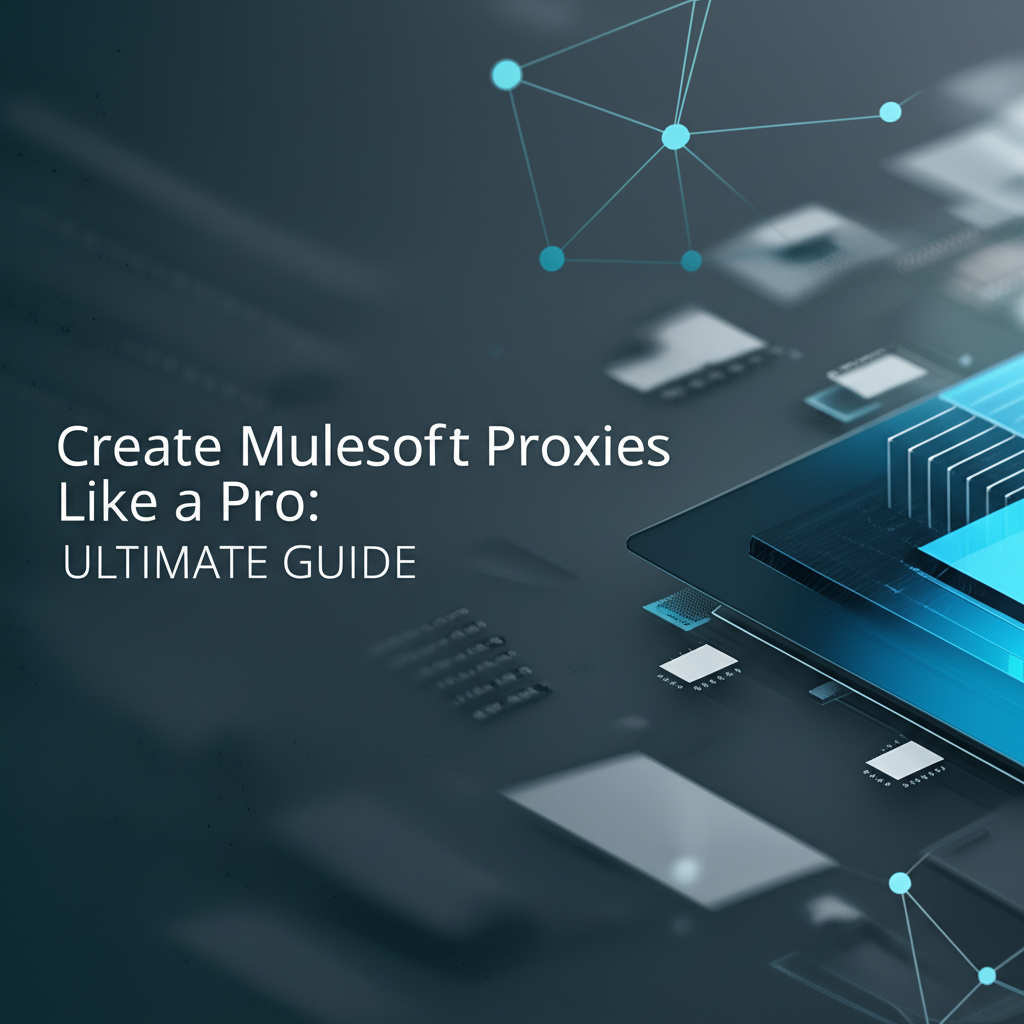 Create Mulesoft Proxies Like a Pro: Ultimate Guide