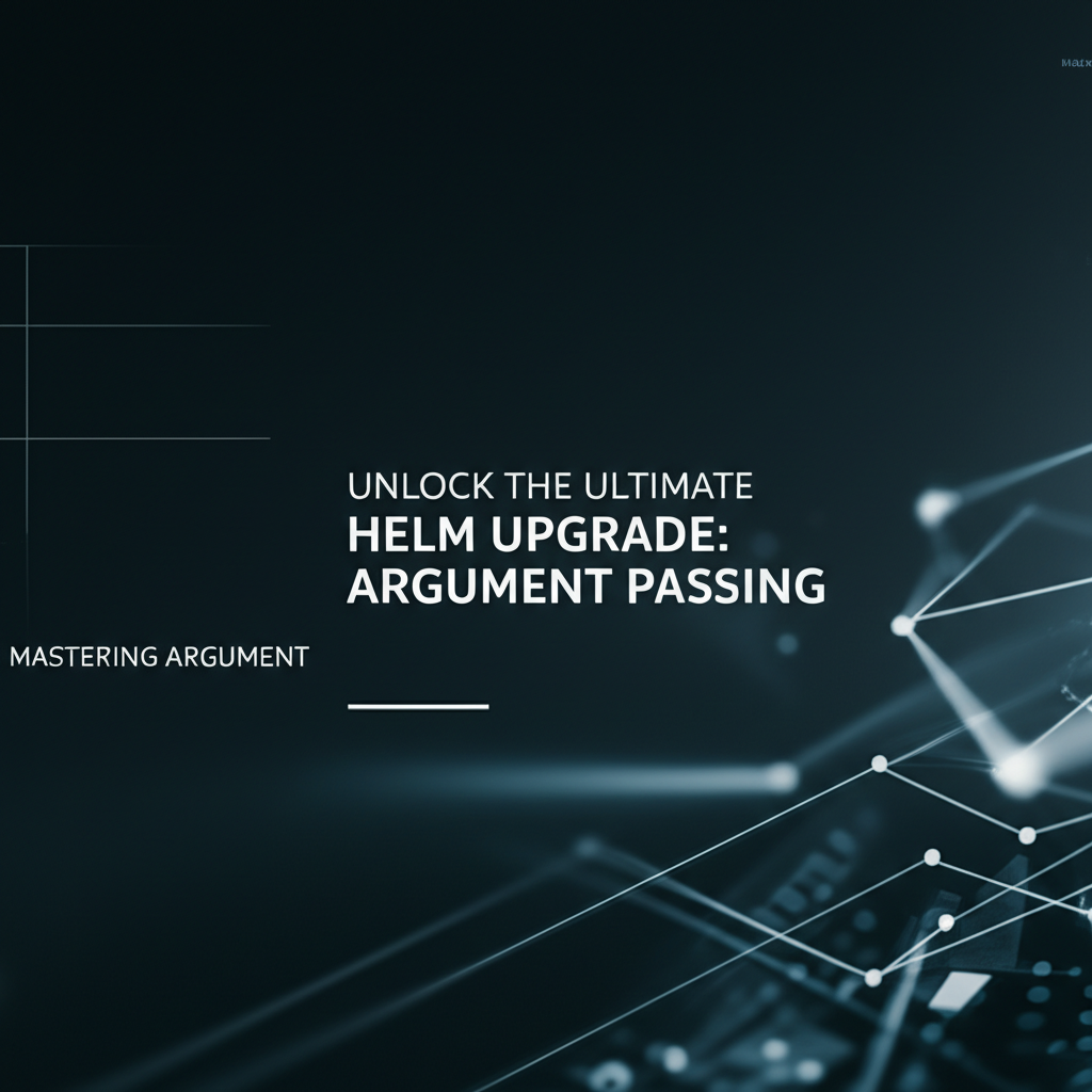 Unlock the Ultimate Helm Upgrade: Mastering Argument Passing