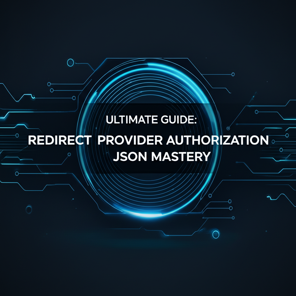 Ultimate Guide: Redirect Provider Authorization.json Mastery