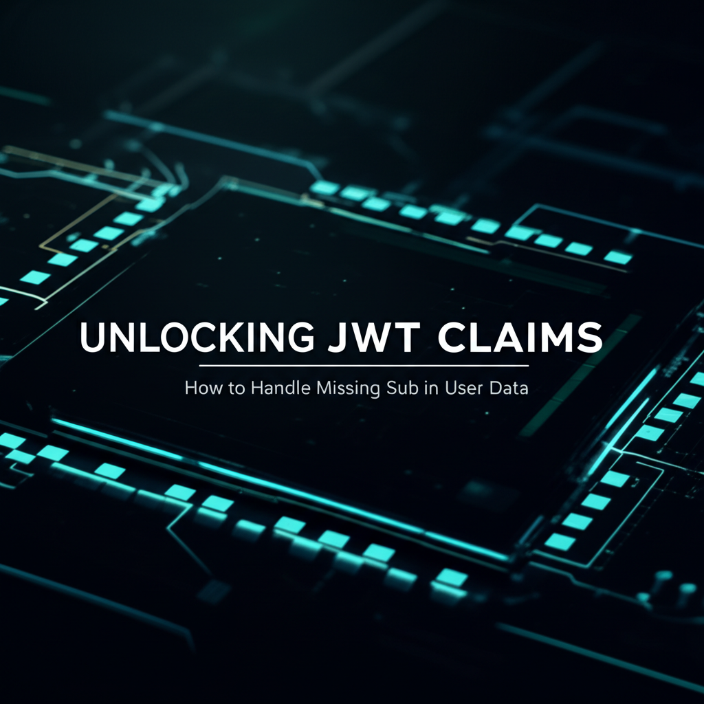 Unlocking JWT Claims: How to Handle Missing Sub in User Data