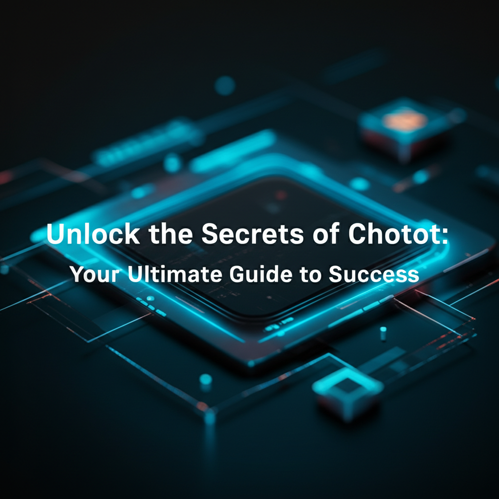 Unlock the Secrets of Chotot: Your Ultimate Guide to Success
