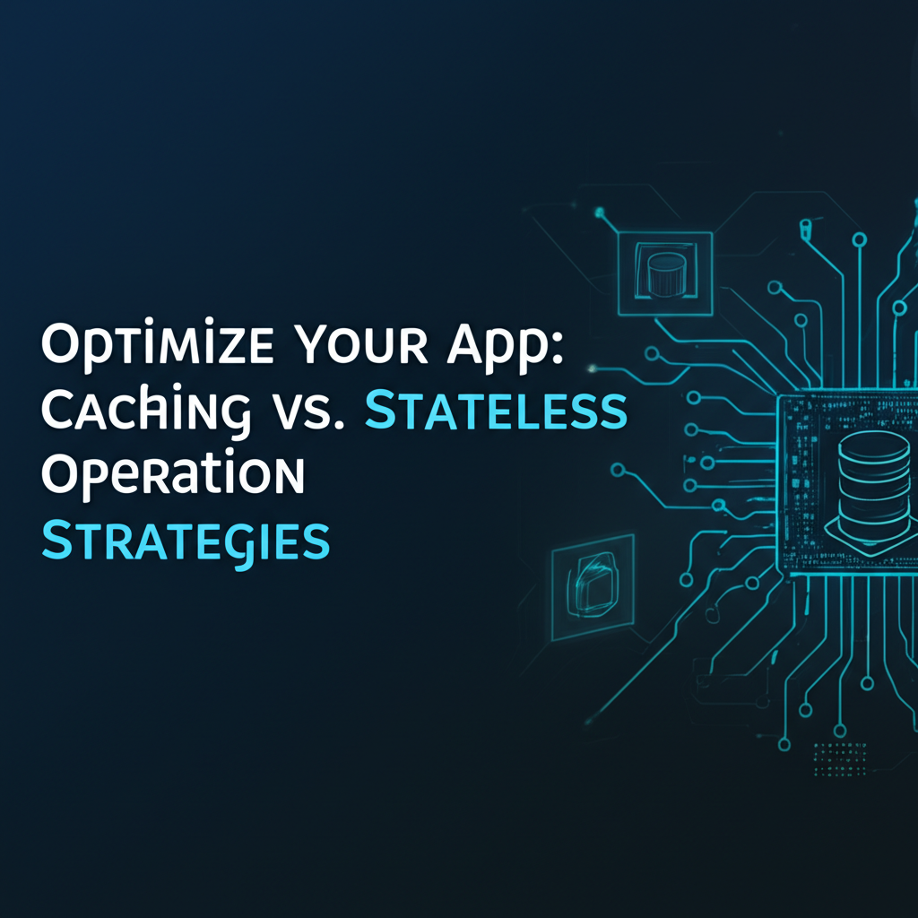 Optimize Your App: Caching vs Stateless Operation Strategies