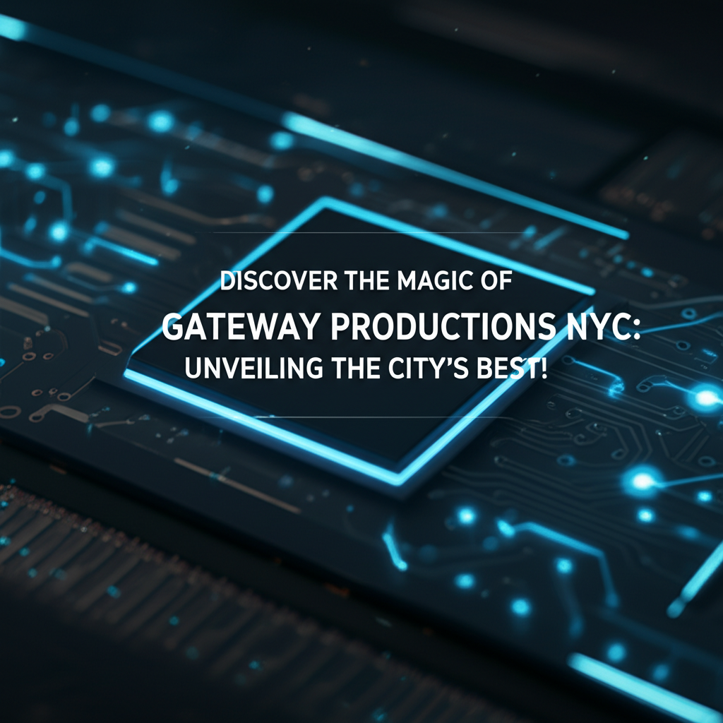 Discover the Magic of Gateway Productions NYC: Unveiling the City's Best!