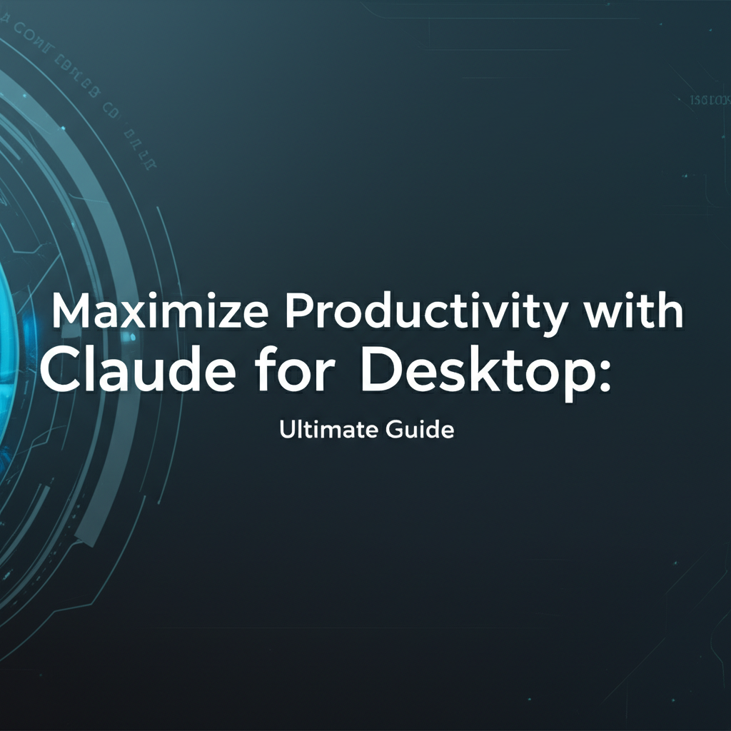 Maximize Productivity with Claude for Desktop: Ultimate Guide