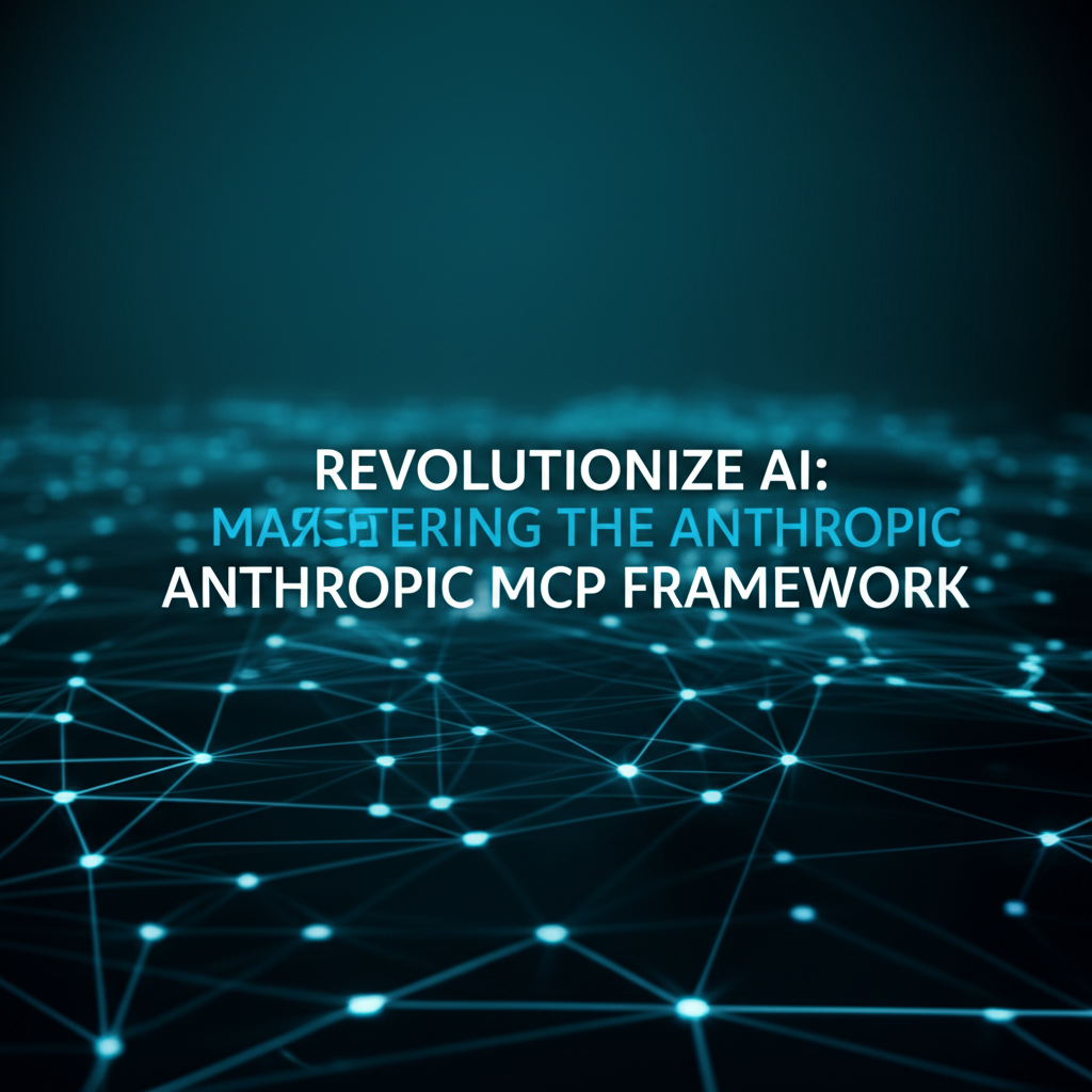 Revolutionize AI: Mastering the Anthropic MCP Framework