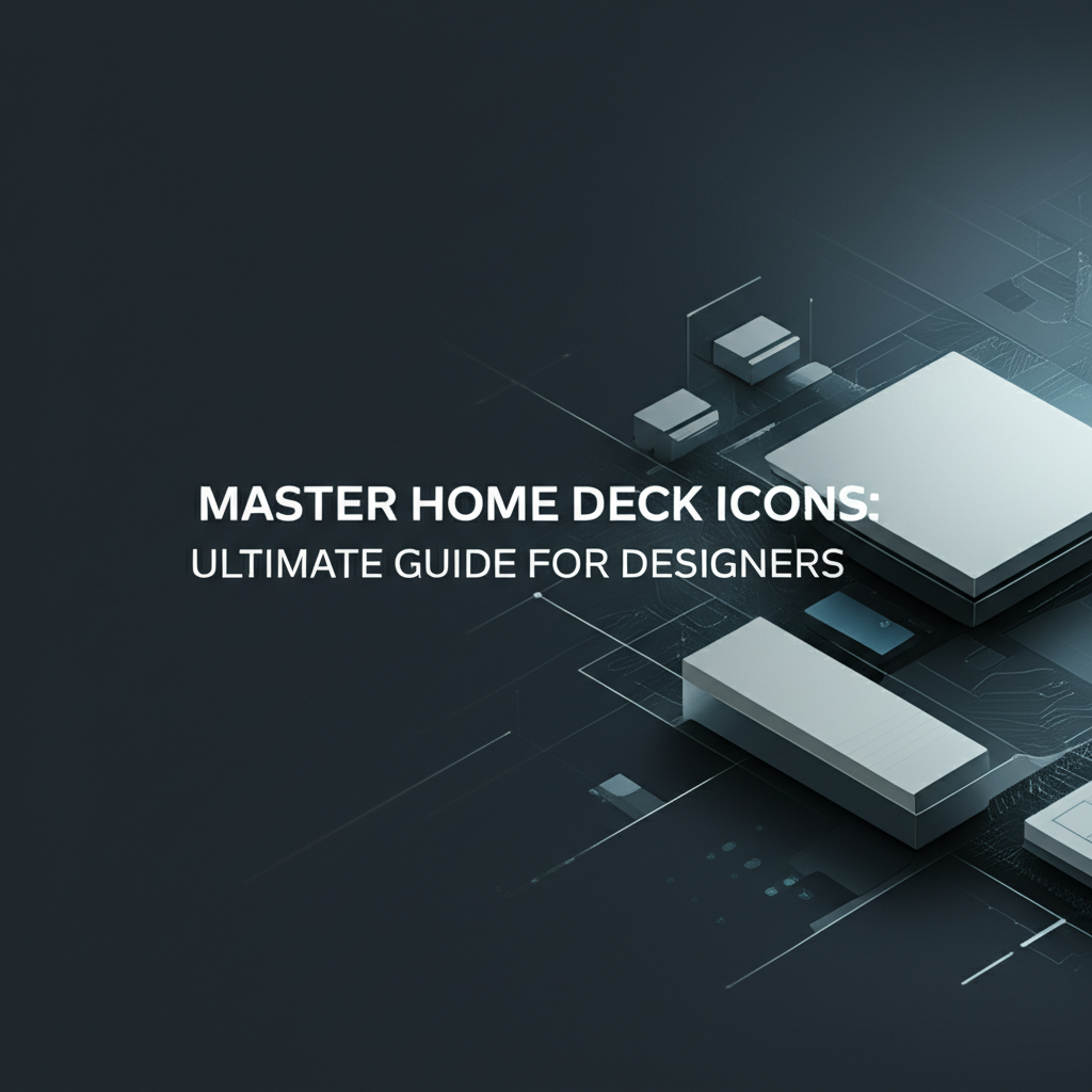 Master Home Deck Icons: Ultimate Guide for Designers