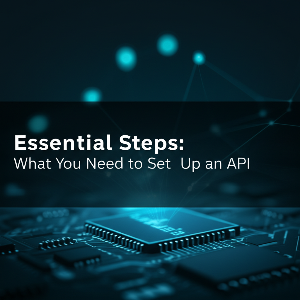 Essential Steps: What You Need to Set Up an API