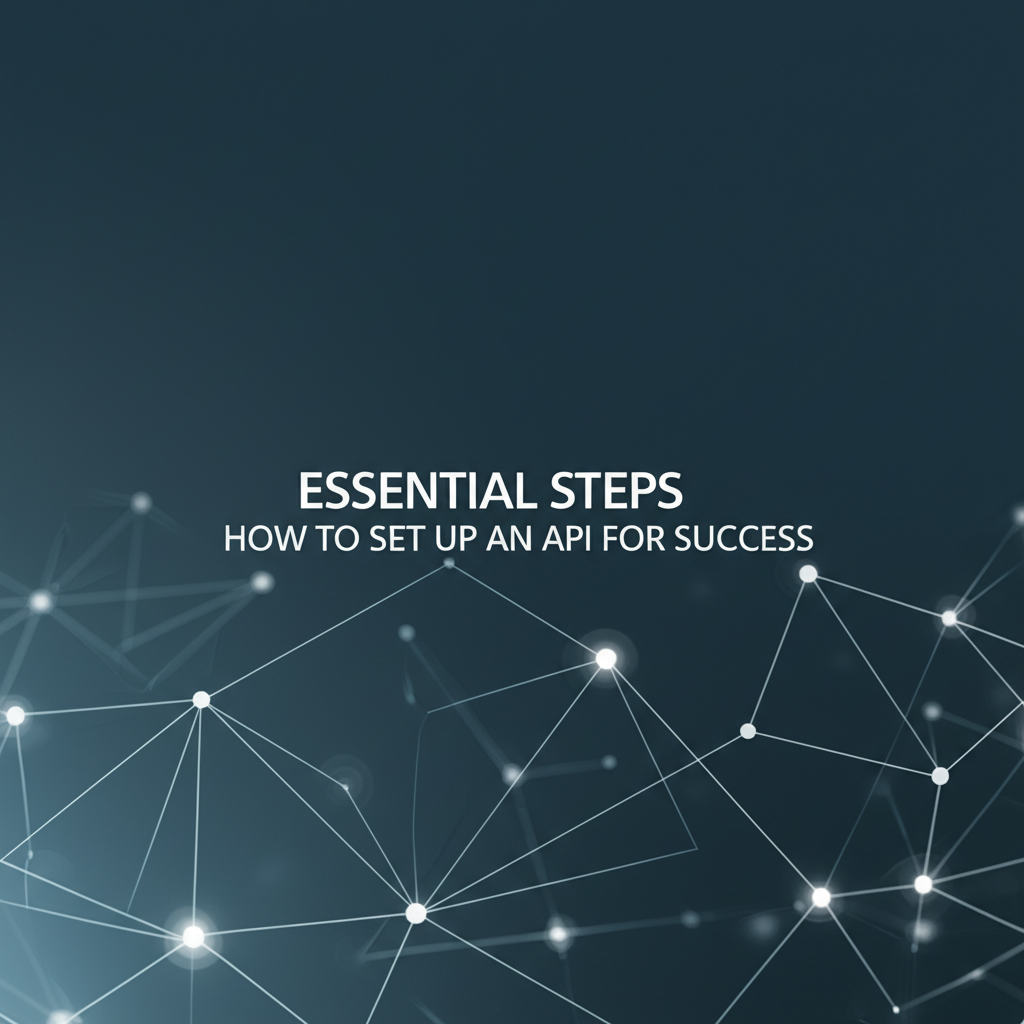 Essential Steps: How to Set Up an API for Success