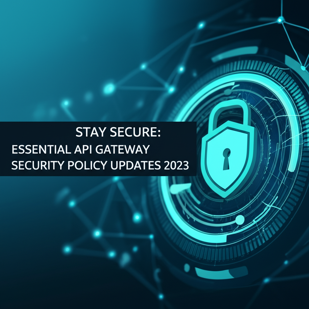 Stay Secure: Essential API Gateway Security Policy Updates 2023