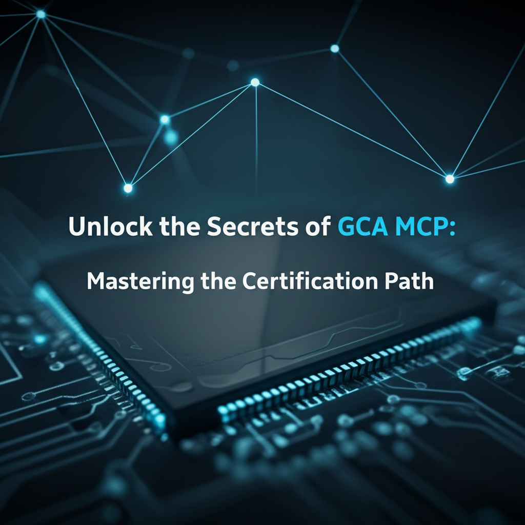 Unlock the Secrets of GCA MCP: Mastering the Certification Path