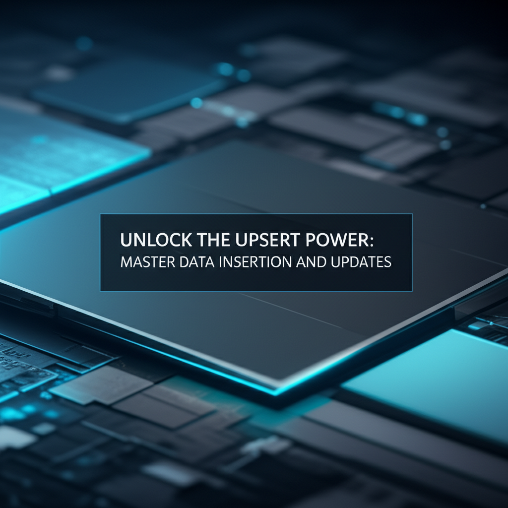 Unlock the Upsert Power: Master Data Insertion and Updates