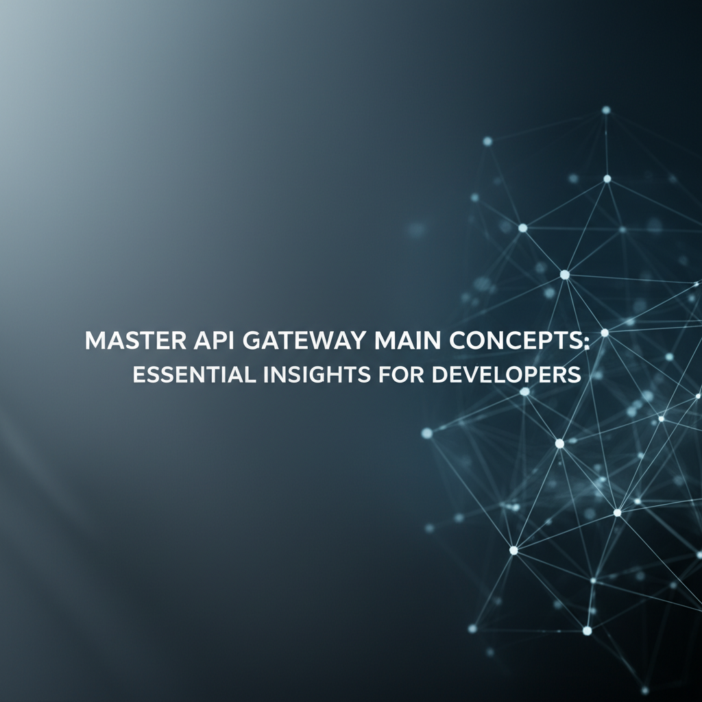 Master API Gateway Main Concepts: Essential Insights for Developers