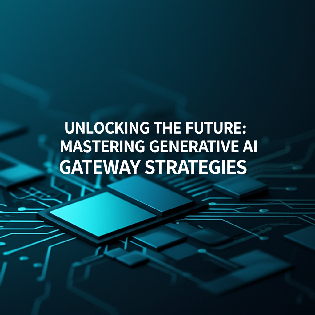 Unlocking the Future: Mastering Generative AI Gateway Strategies