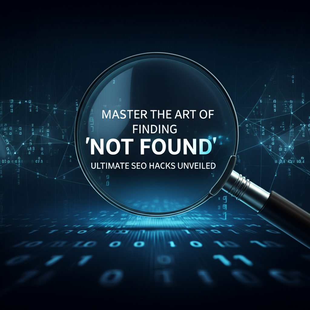 Master the Art of Finding 'Not Found': Ultimate SEO Hacks Unveiled