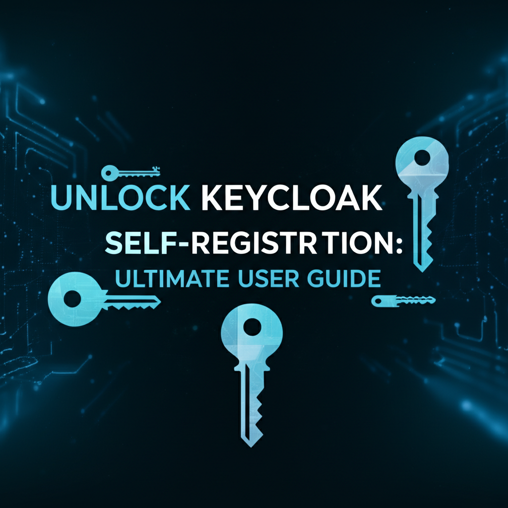 Unlock Keycloak Self-Registration: Ultimate User Guide