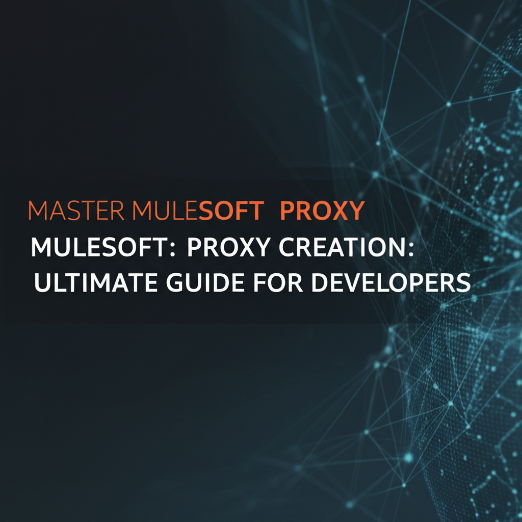 Master Mulesoft Proxy Creation: Ultimate Guide for Developers