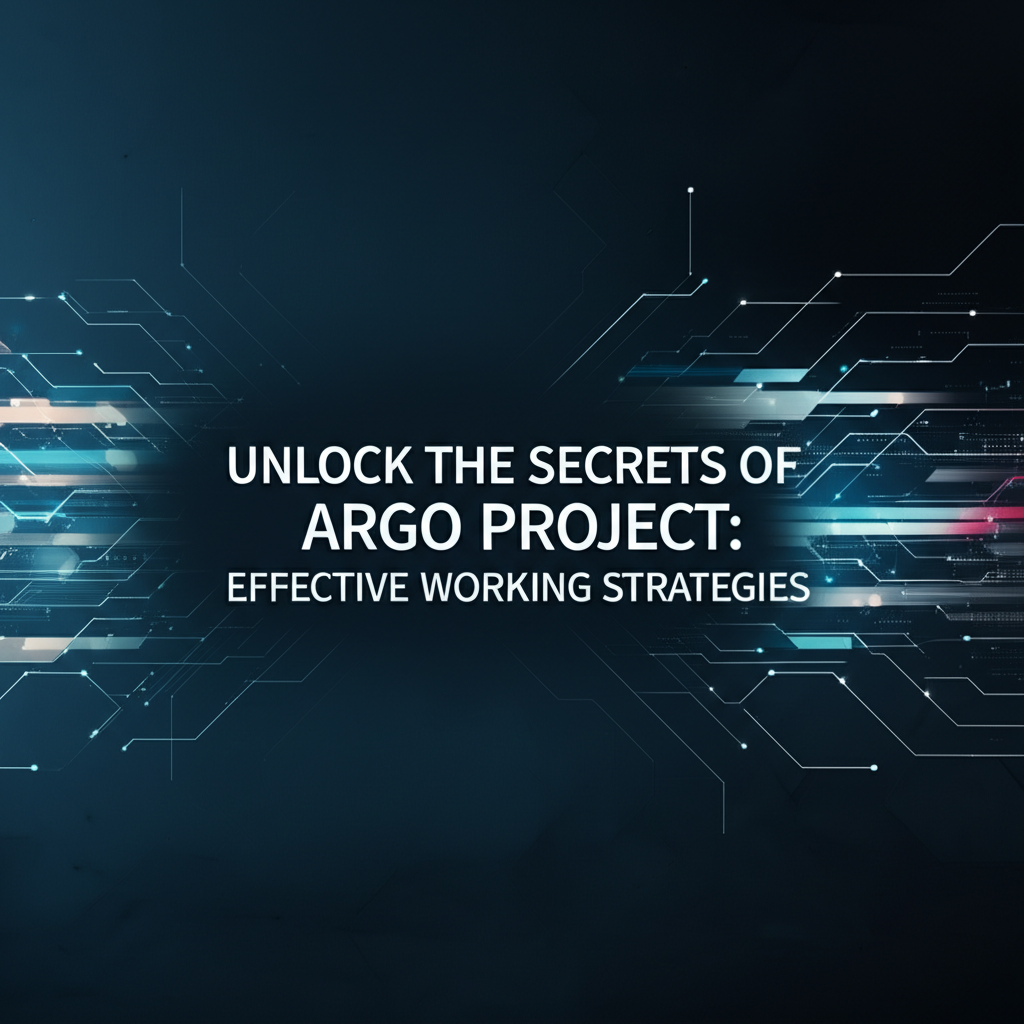 Unlock the Secrets of Argo Project: Effective Working Strategies