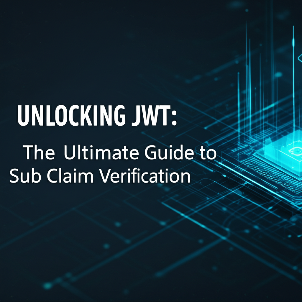 Unlocking JWT: The Ultimate Guide to Sub Claim Verification