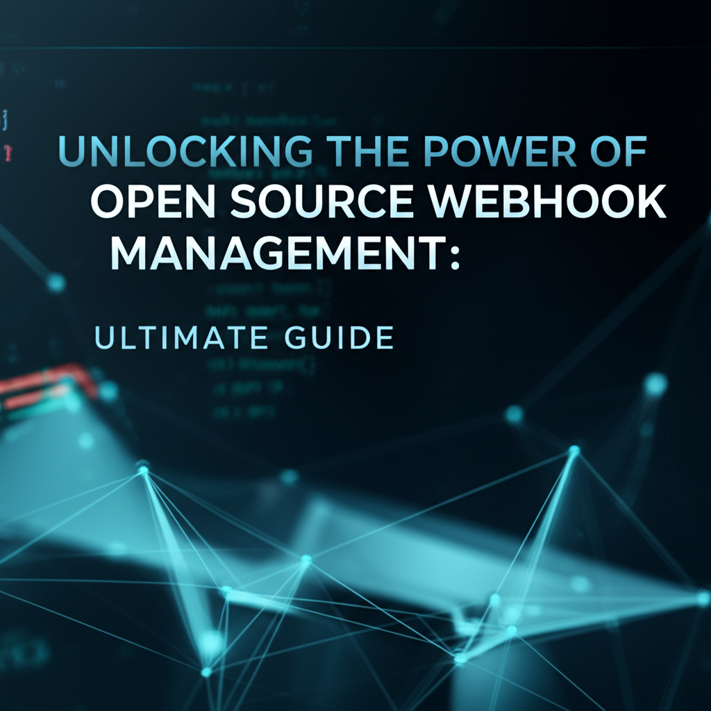 Unlocking the Power of Open Source Webhook Management: Ultimate Guide