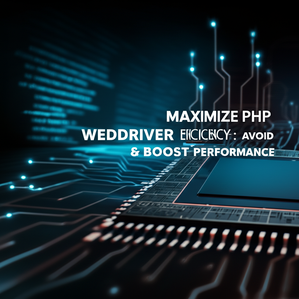Maximize PHP WebDriver Efficiency: Avoid Redirects & Boost Performance
