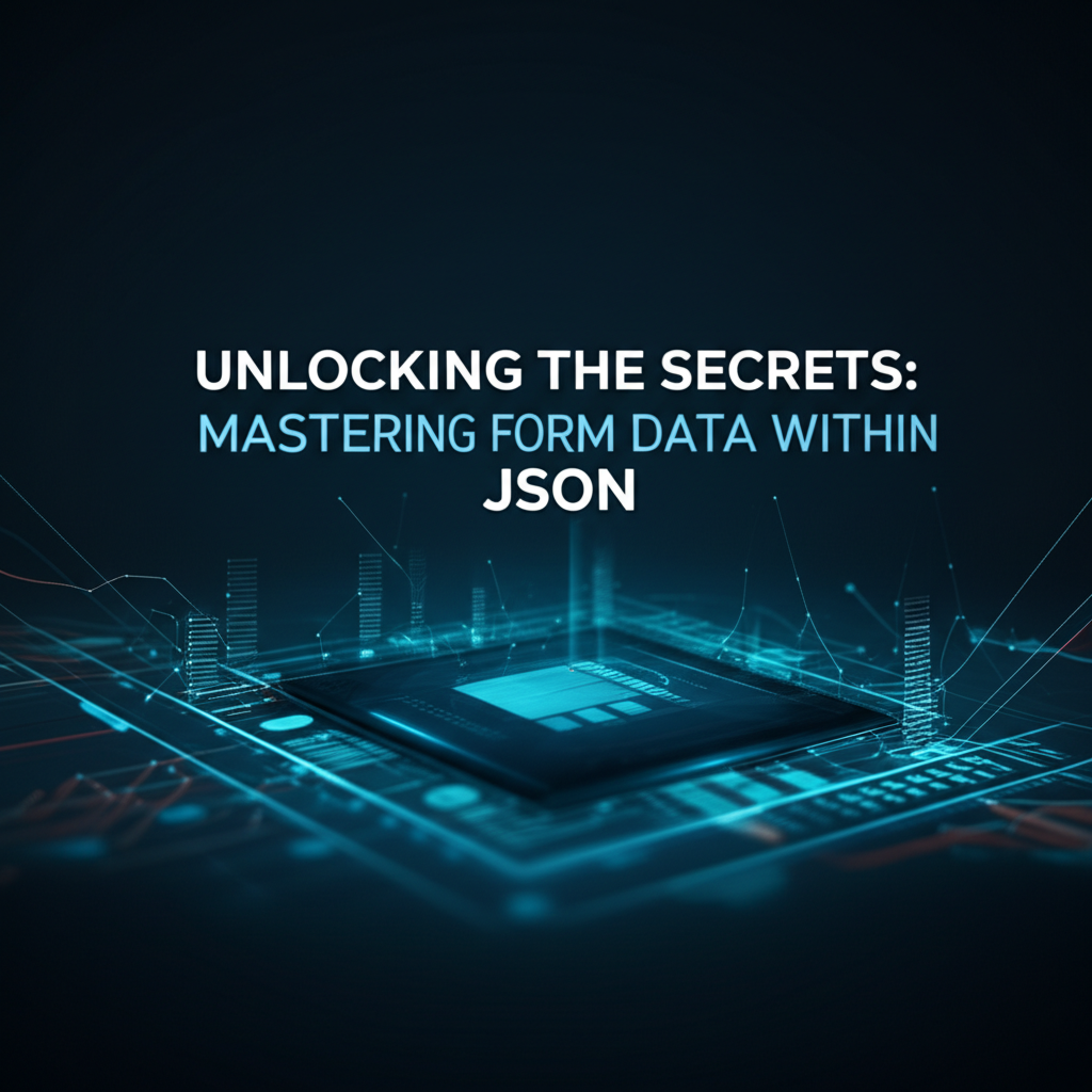 Unlocking the Secrets: Mastering Form Data within JSON