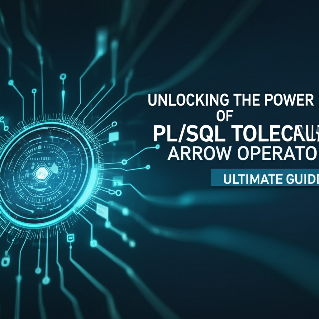Unlocking the Power of PL/SQL Arrow Operator: Ultimate Guide