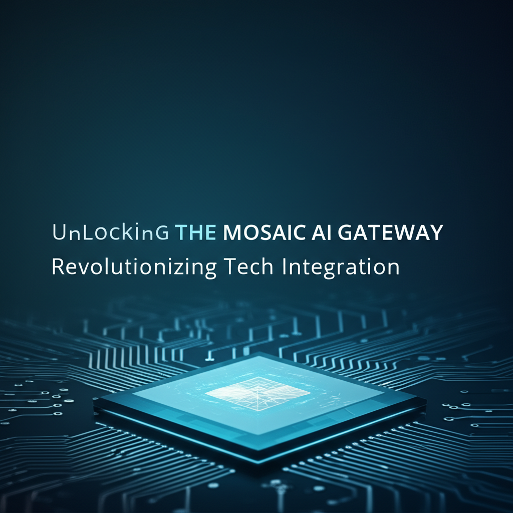Unlocking the Mosaic AI Gateway: Revolutionizing Tech Integration