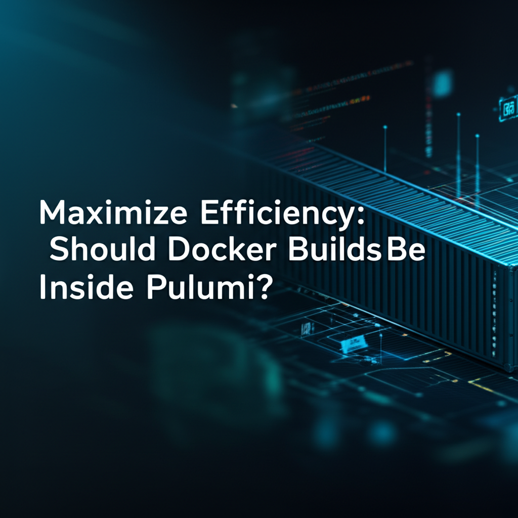 Maximize Efficiency: Should Docker Builds Be Inside Pulumi?