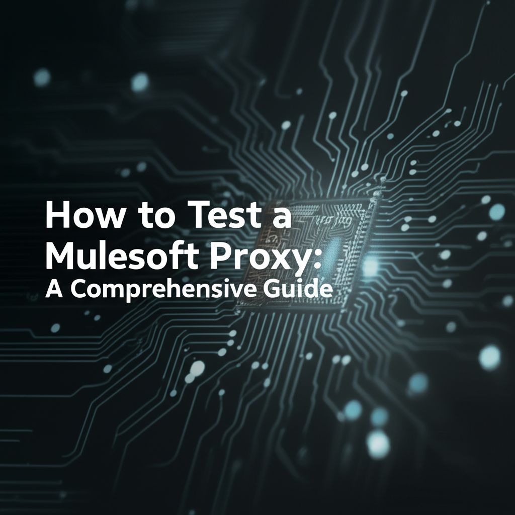 How to Test a Mulesoft Proxy: A Comprehensive Guide