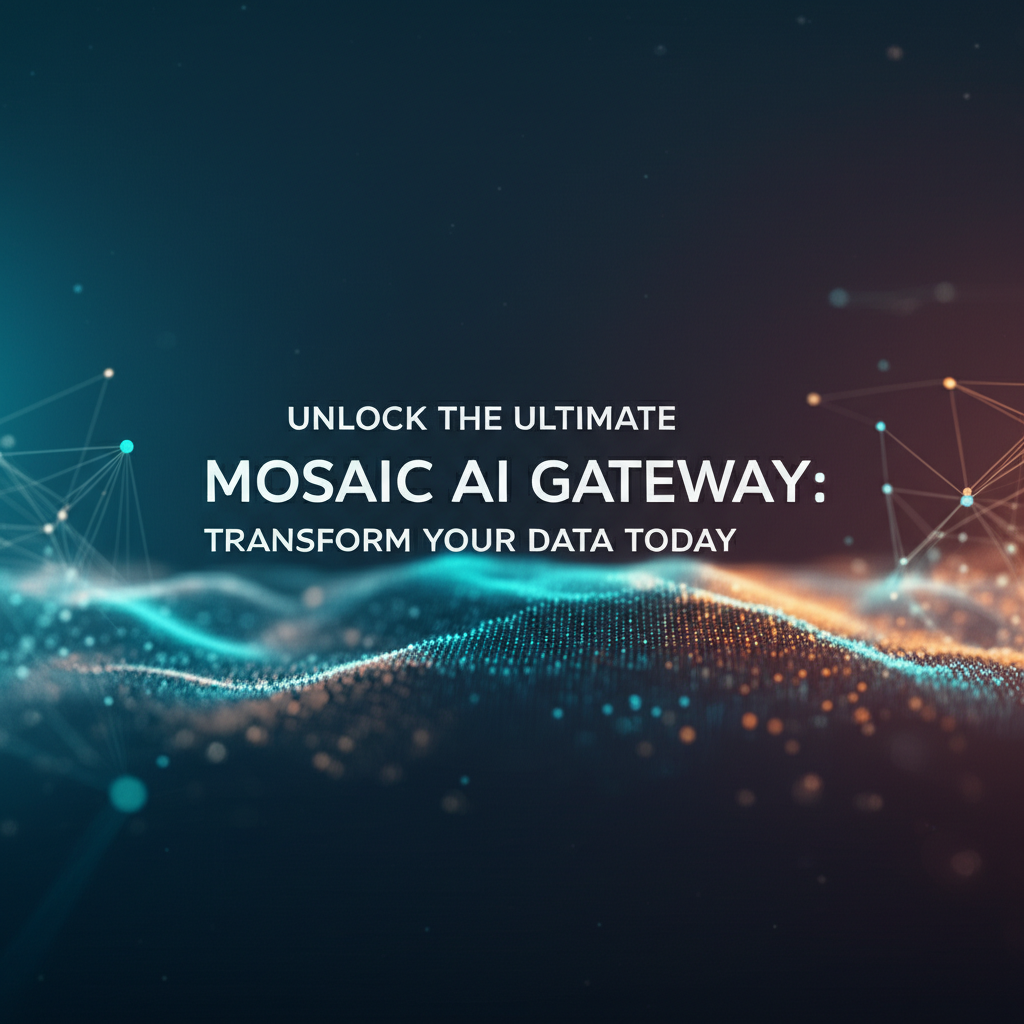 Unlock the Ultimate Mosaic AI Gateway: Transform Your Data Today