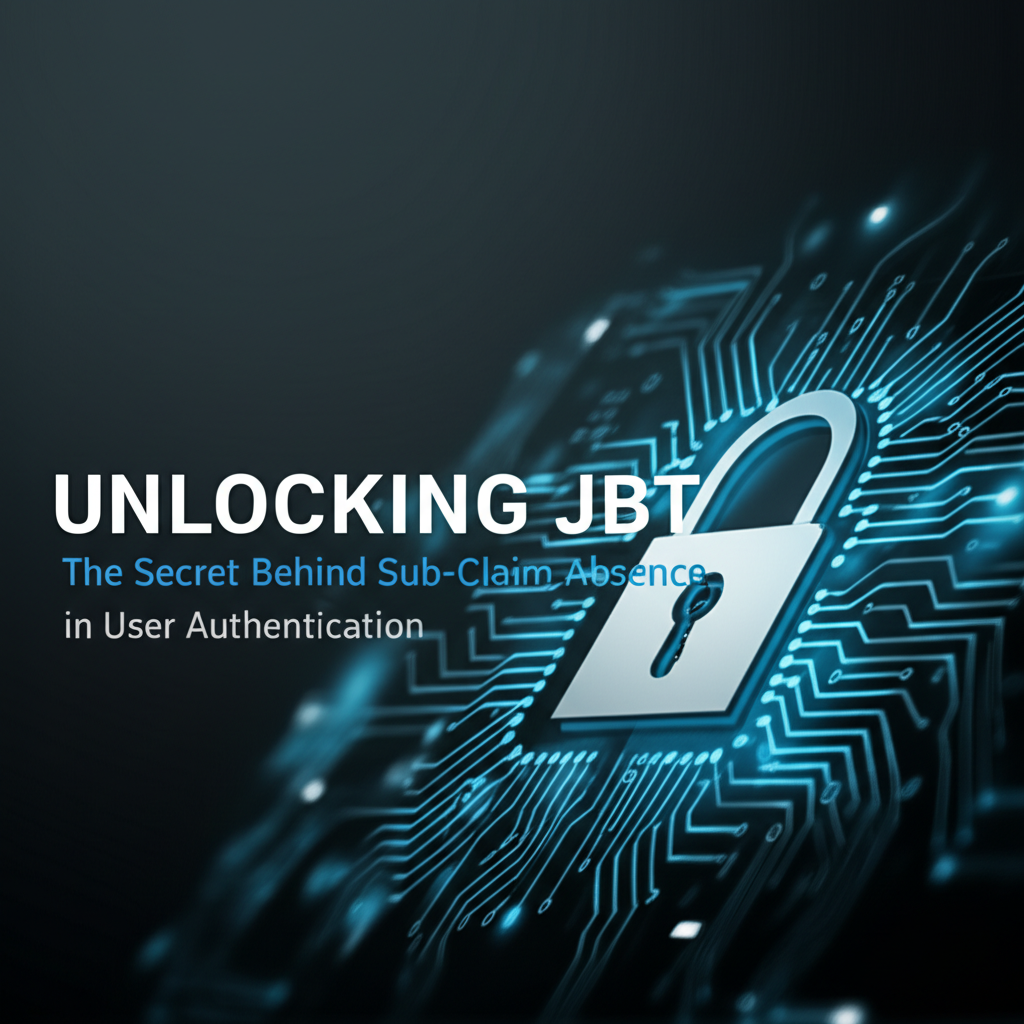 Unlocking JWT: The Secret Behind Sub-Claim Absence in User Authentication