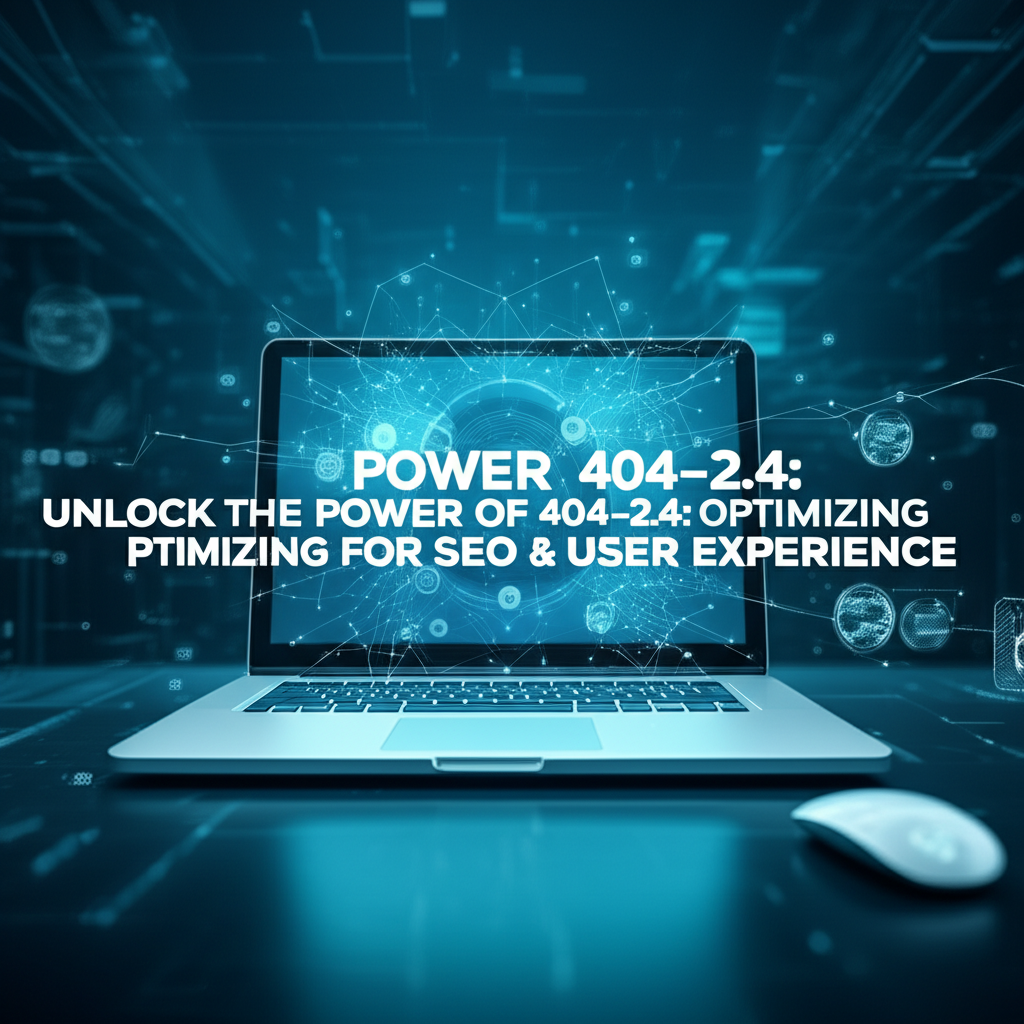 Unlock the Power of 404 -2.4: Optimizing for SEO & User Experience