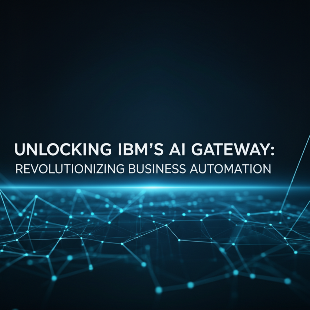 Unlocking IBM's AI Gateway: Revolutionizing Business Automation