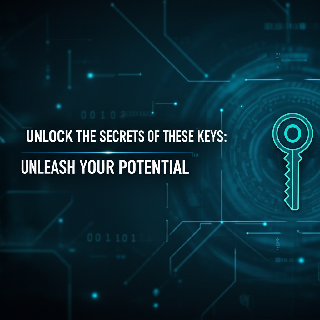 Unlock the Secrets of These Keys: Unleash Your Potential