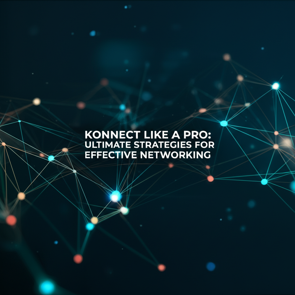 Konnect Like a Pro: Ultimate Strategies for Effective Networking