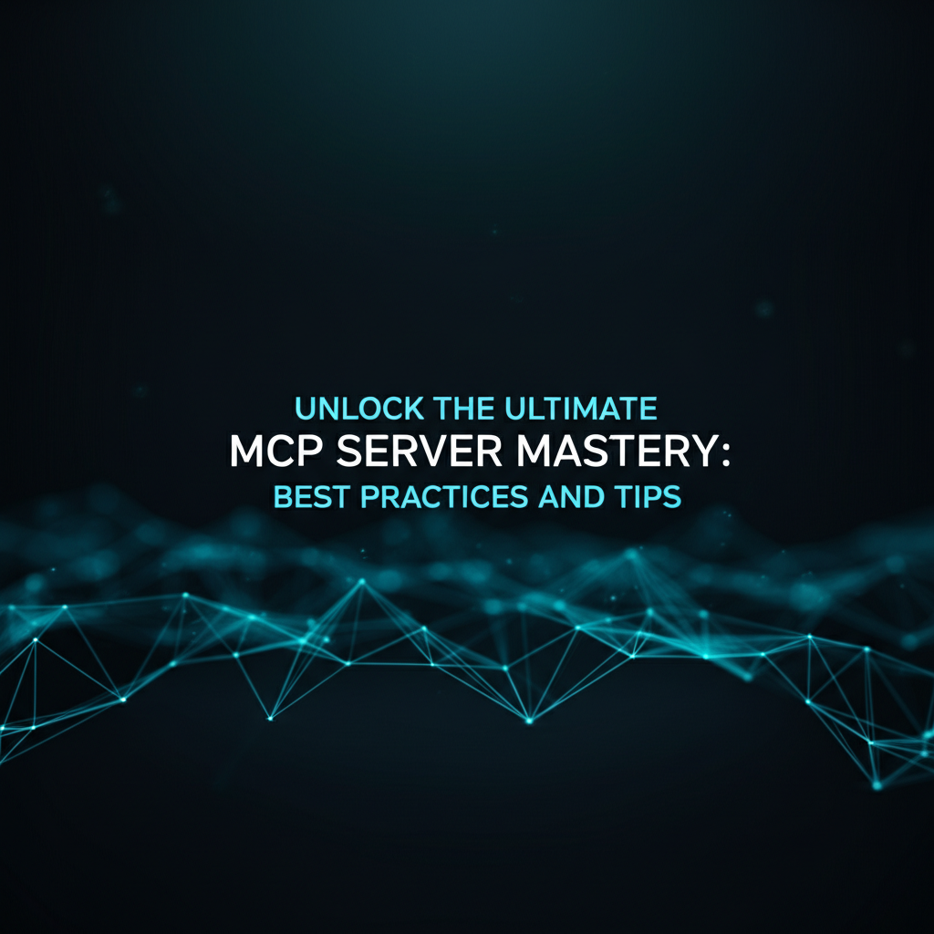 Unlock the Ultimate MCP Server Mastery: Best Practices and Tips