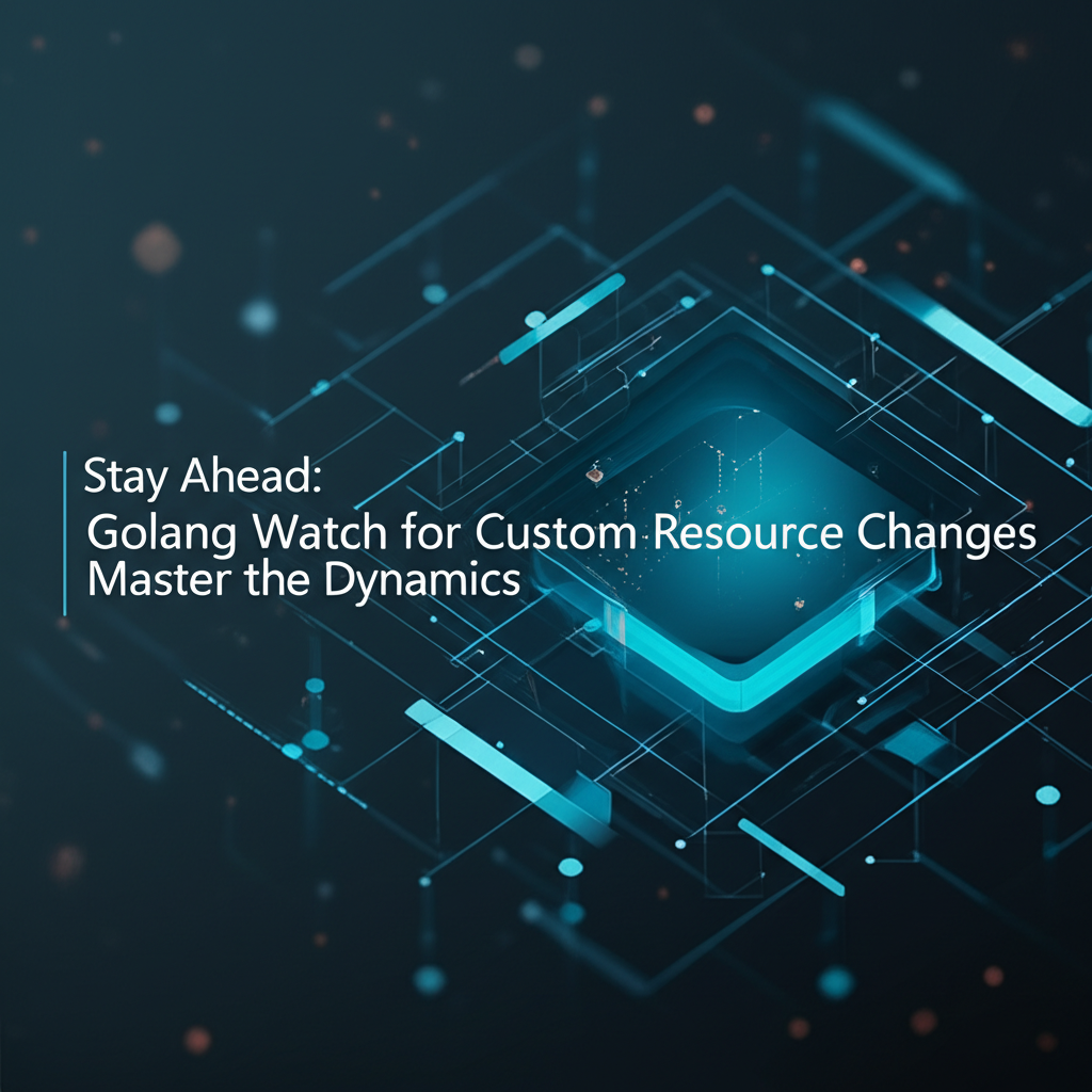 Stay Ahead: Golang Watch for Custom Resource Changes - Master the Dynamics