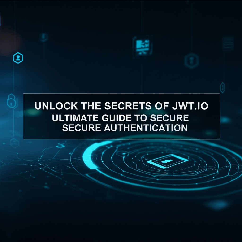 Unlock the Secrets of JWT.io: Ultimate Guide to Secure Authentication