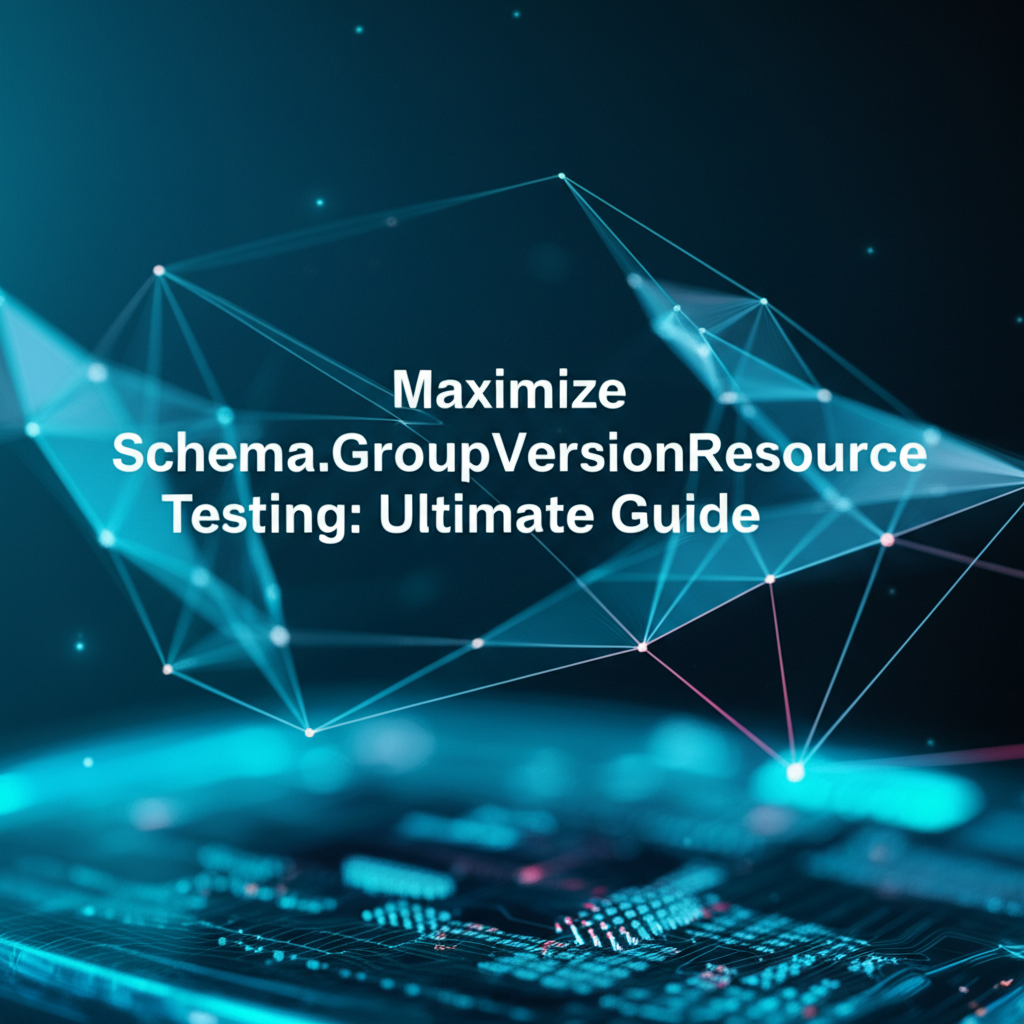Maximize Schema.GroupVersionResource Testing: Ultimate Guide