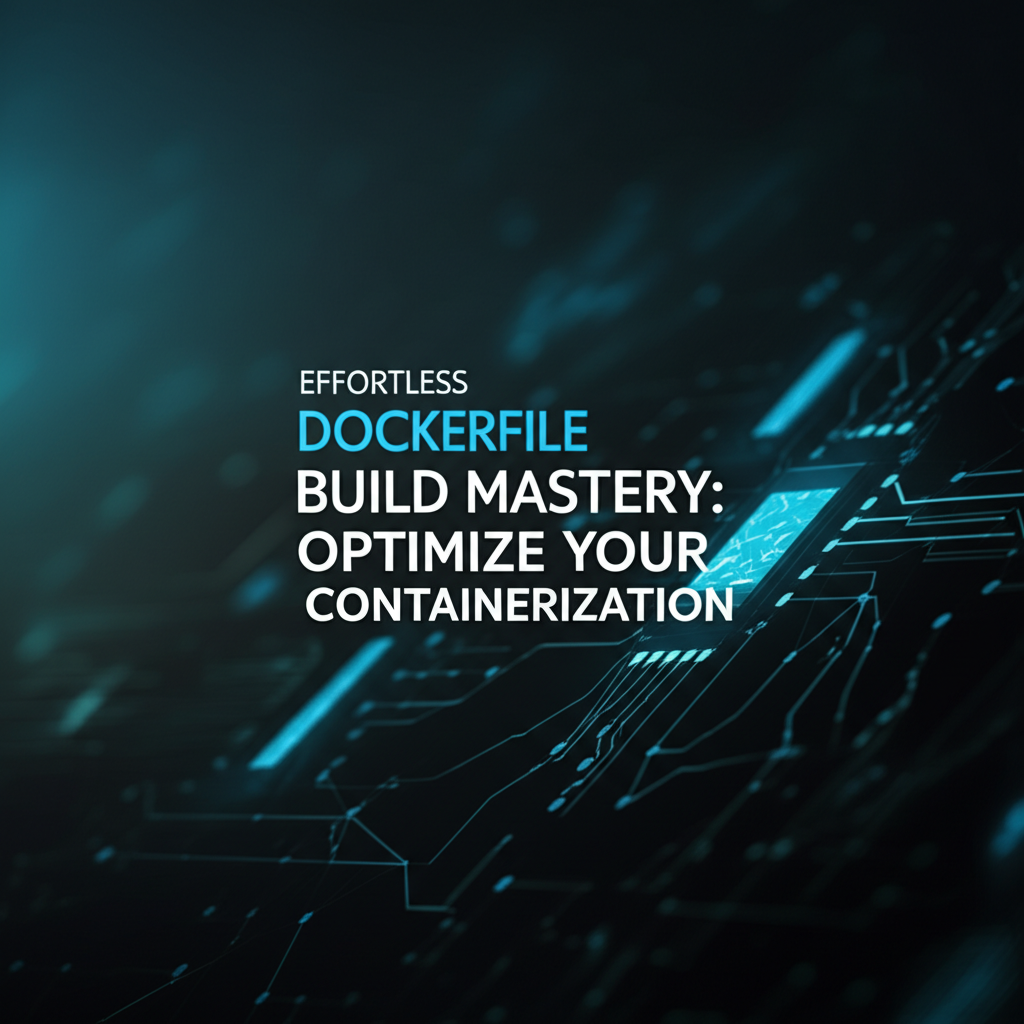 Effortless Dockerfile Build Mastery: Optimize Your Containerization