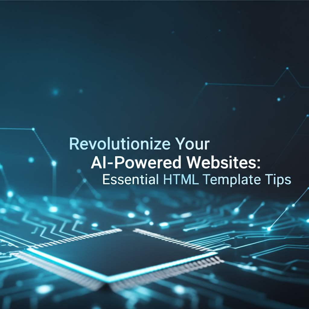Revolutionize Your AI-Powered Websites: Essential HTML Template Tips