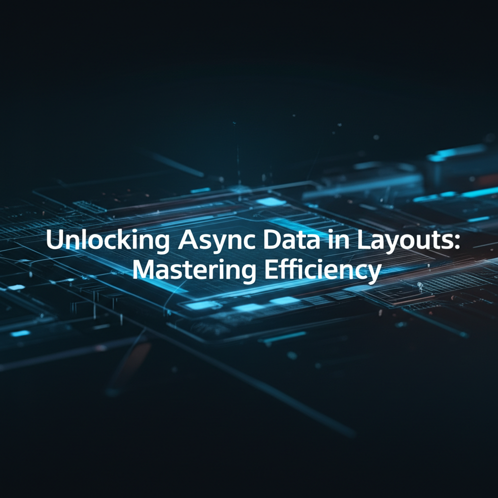 Unlocking Async Data in Layouts: Mastering Efficiency