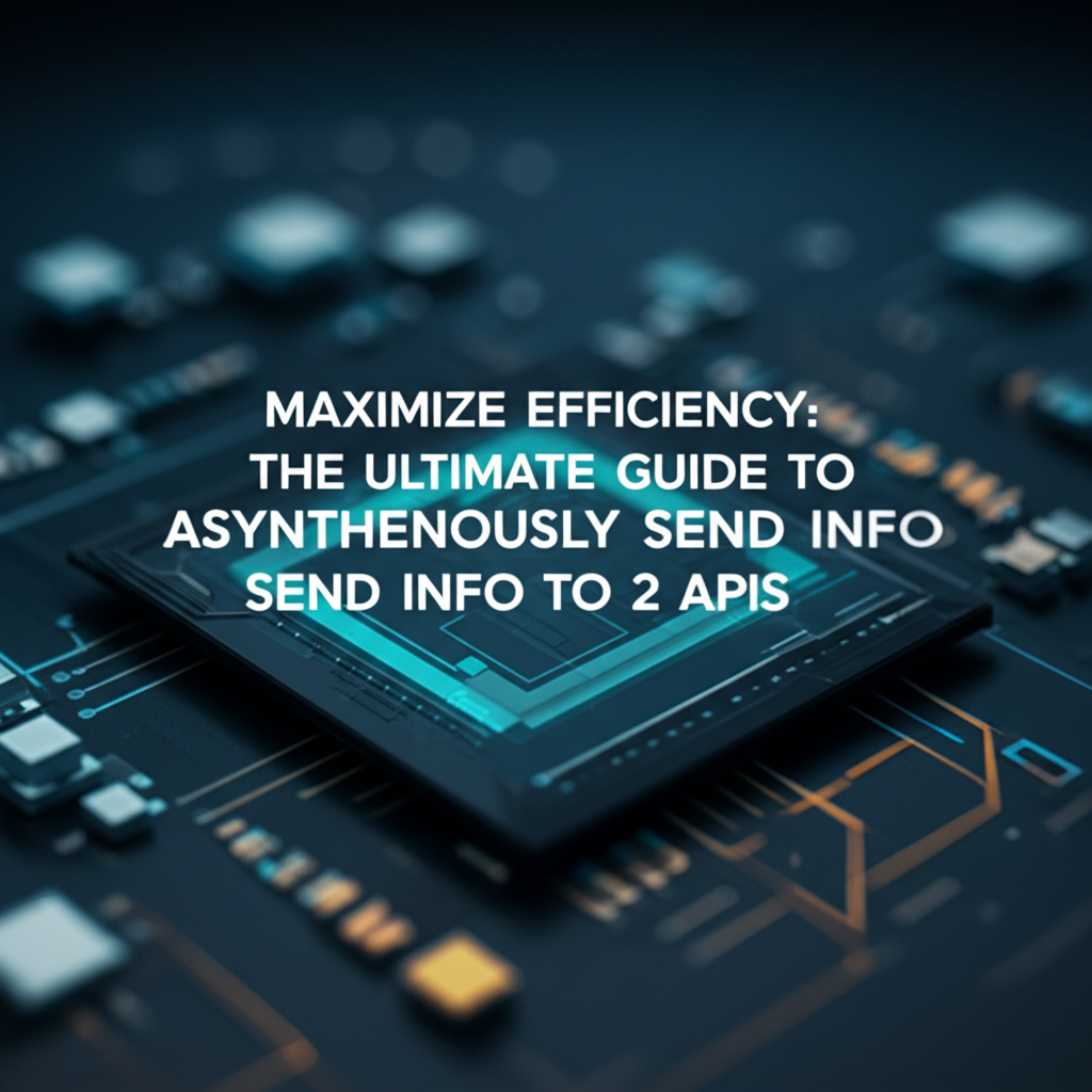 Maximize Efficiency: The Ultimate Guide to Asynchronously Send Info to 2 APIs