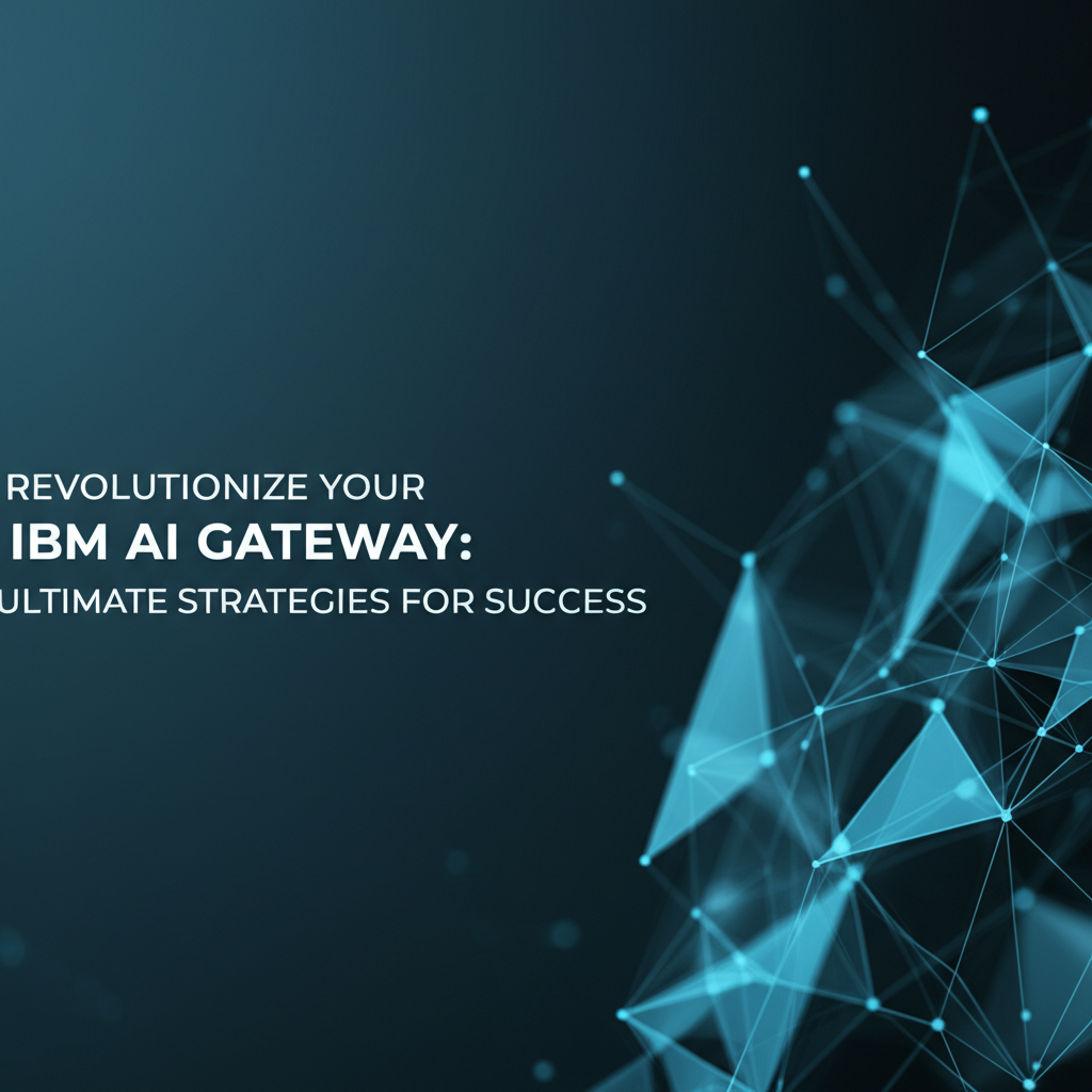 Revolutionize Your IBM AI Gateway: Ultimate Strategies for Success