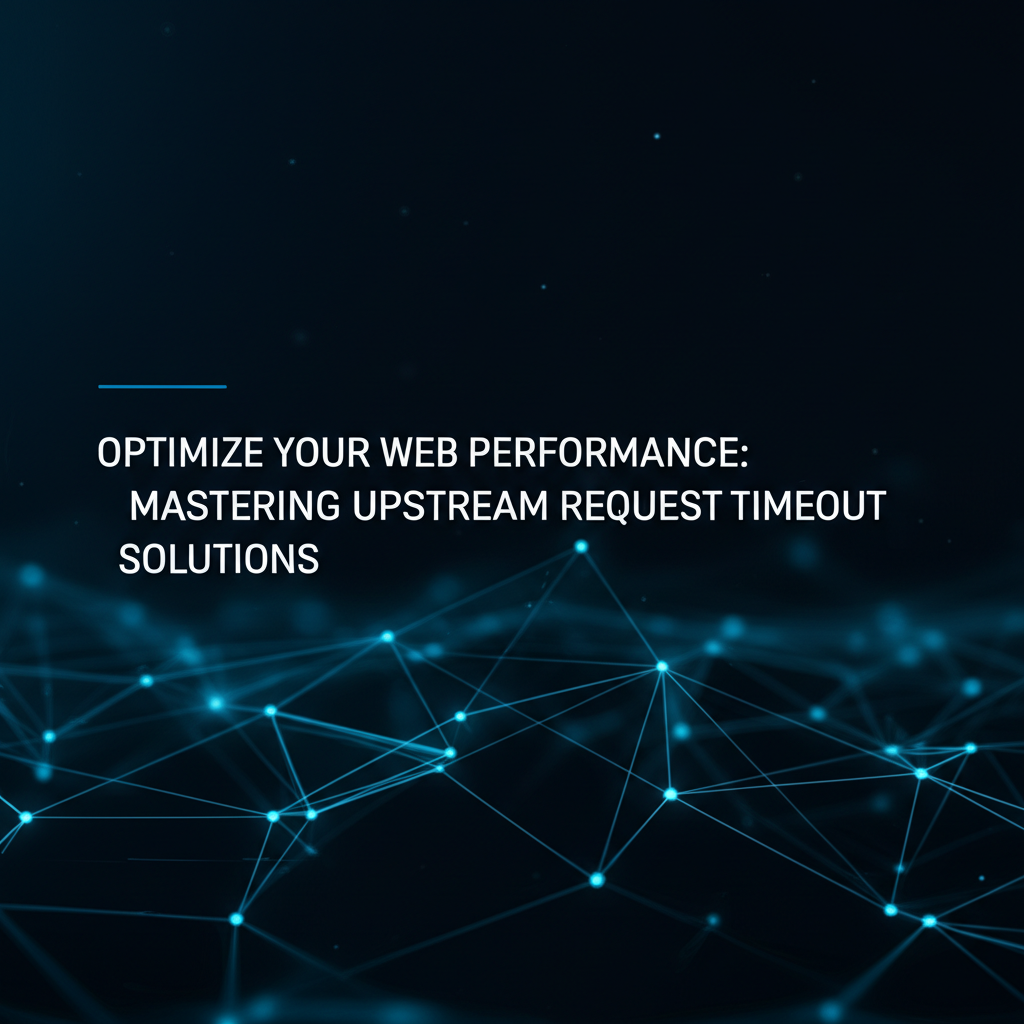 Optimize Your Web Performance: Mastering Upstream Request Timeout Solutions