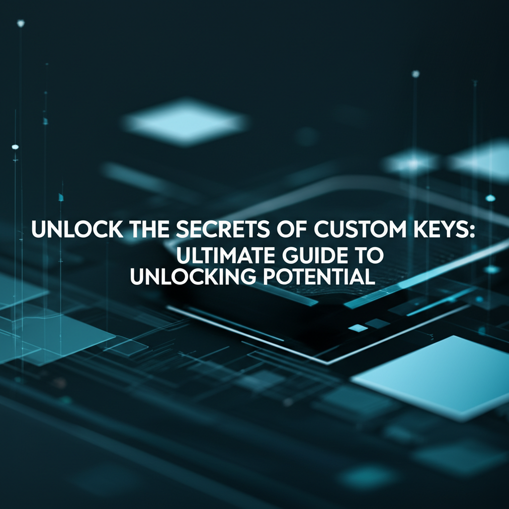 Unlock the Secrets of Custom Keys: Ultimate Guide to Unlocking Potential